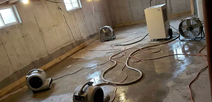 Large-Scale Water Damage Cleanup in Dawsonville